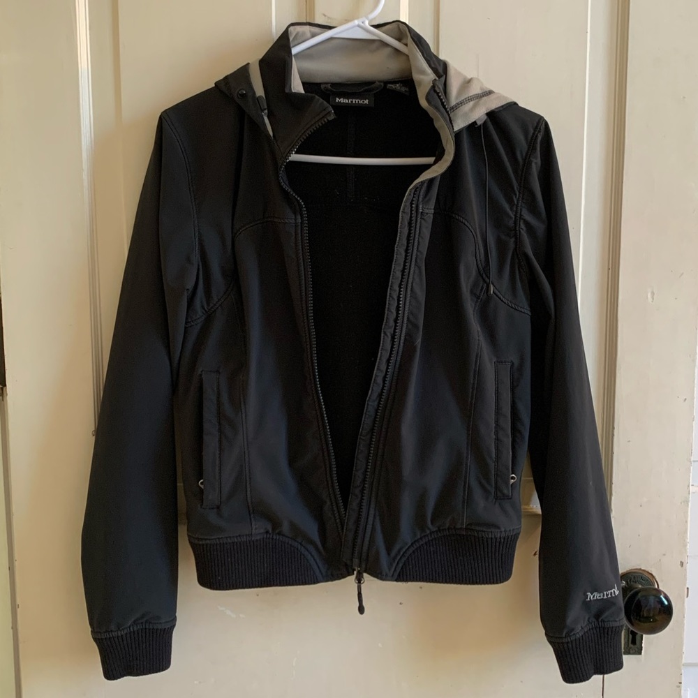 MARMOT black waterproof sport jacket